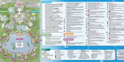 EPCOT أورلاندو خريطة